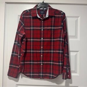 American Eagle Outfitters Red Plaid Shirt